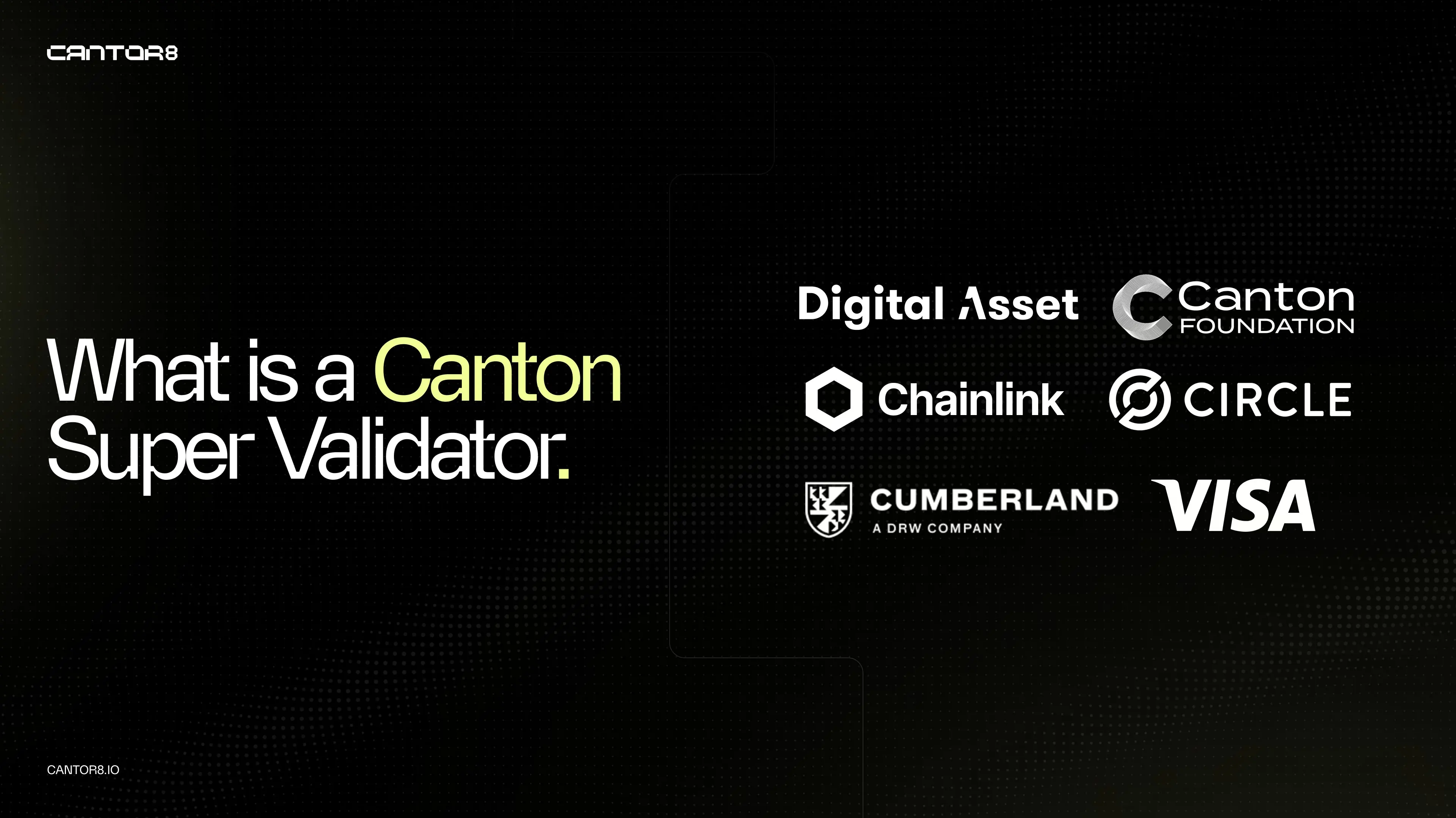2026年Visa向Canton Network提交提案三天获批成超级验证人